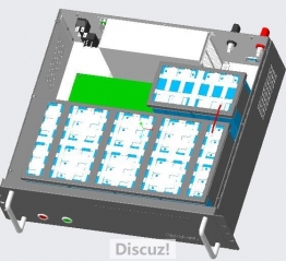 3D电池组布局图