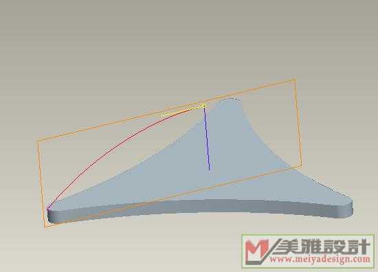 过最高点做一条造型线