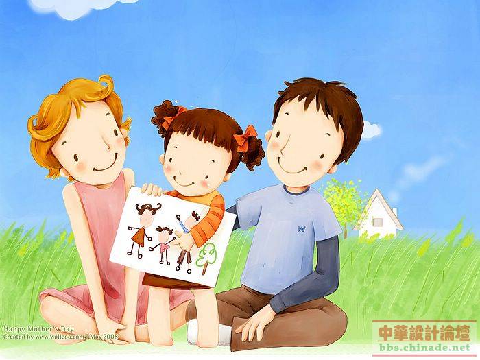 Lovely_illustration_little_girl_showing_family_drawing_to_parents.jpg